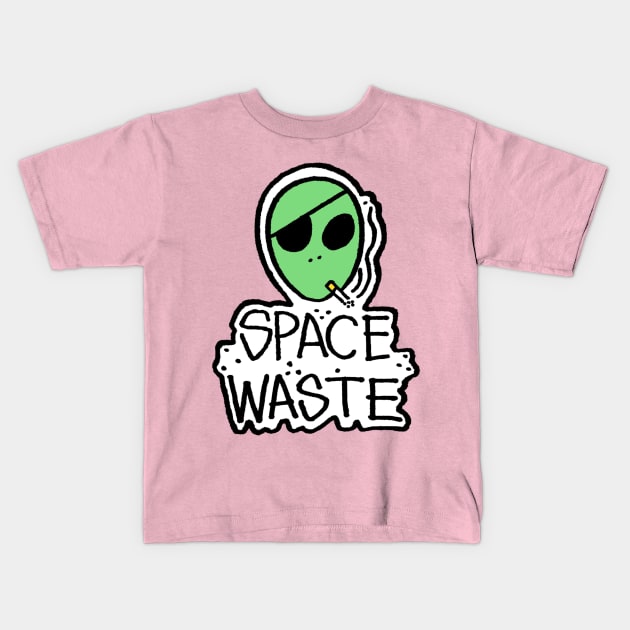 Cuidado Alien Kids T-Shirt by stupidworld